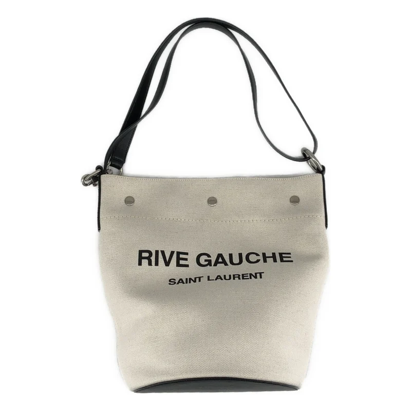 SAINT LAURENT PARIS / サンローランパリ | RIVE GAUCHE BUCKET BAG キャンバス ショルダーバッグ / 669299 |