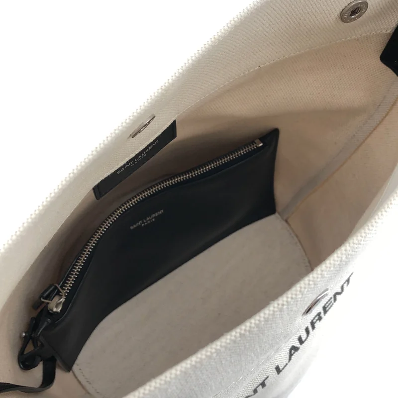 SAINT LAURENT PARIS / サンローランパリ | RIVE GAUCHE BUCKET BAG キャンバス ショルダーバッグ / 669299 |