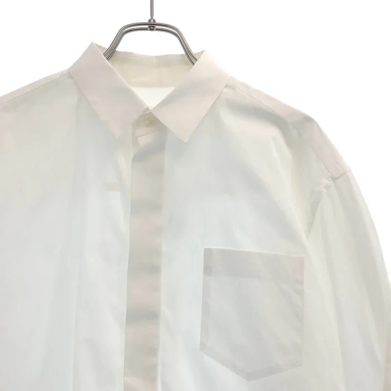 sacai / サカイ | 2023SS | Thomas Mason コットンポプリン ショートシャツ | 2 | レディース