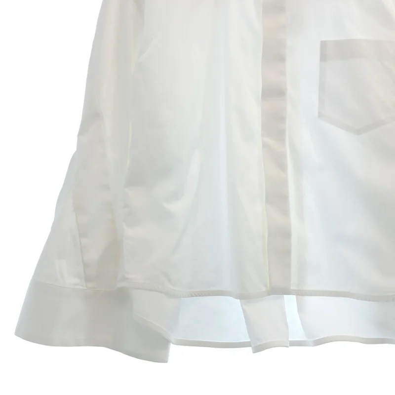 sacai / サカイ | 2023SS | Thomas Mason コットンポプリン ショートシャツ | 2 | レディース