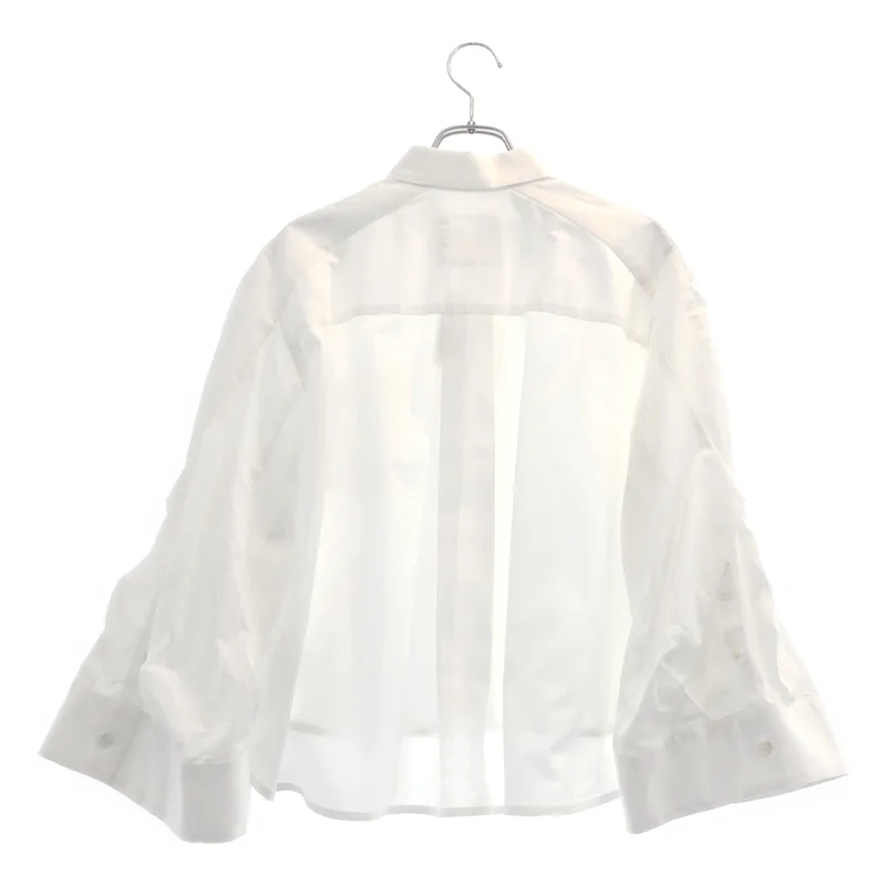 sacai / サカイ | 2023SS | Thomas Mason コットンポプリン ショートシャツ | 2 | レディース