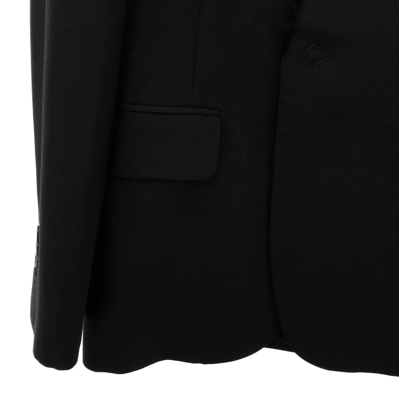 MM6 Maison Margiela / エムエムシックスメゾンマルジェラ | 2024SS | Raw Edge Blazer  カットオフ ノーカラージャケット | 36 | レディース