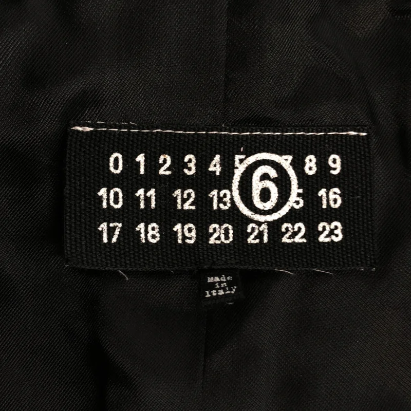 MM6 Maison Margiela / エムエムシックスメゾンマルジェラ | 2024SS | Raw Edge Blazer  カットオフ ノーカラージャケット | 36 | レディース