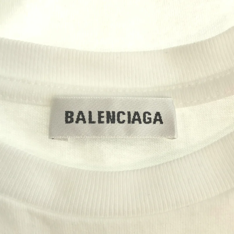 BALENCIAGA / バレンシアガ | 2019SS | リップスティックロゴ プリントTシャツ | S | レディース