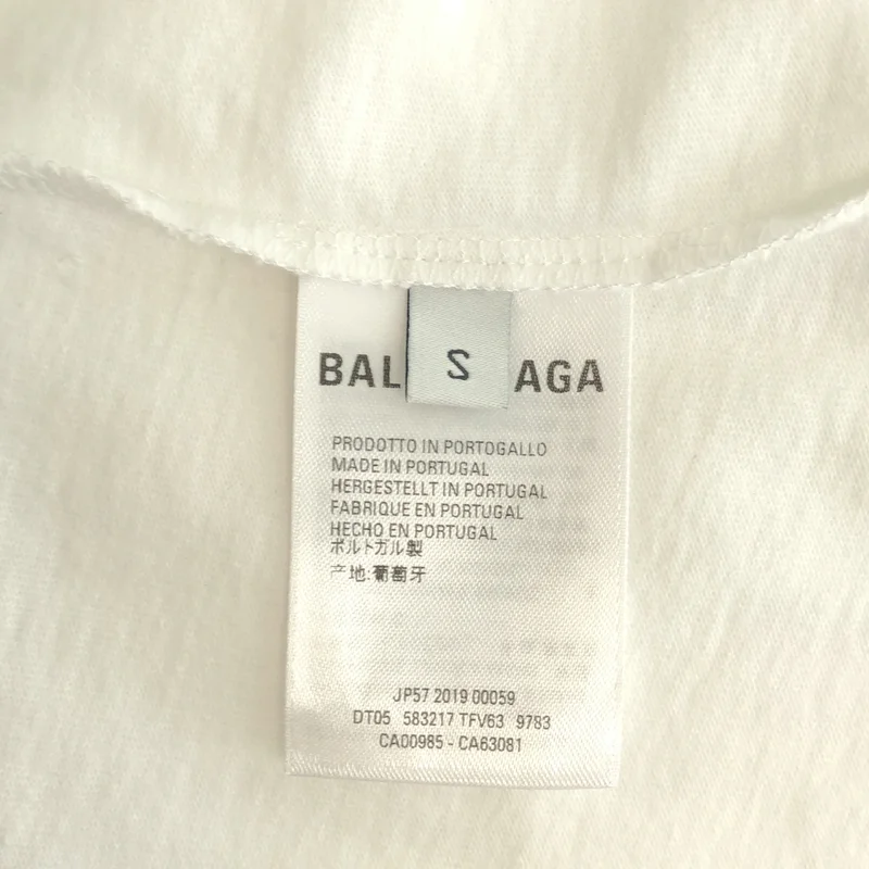 BALENCIAGA / バレンシアガ | 2019SS | リップスティックロゴ プリントTシャツ | S | レディース