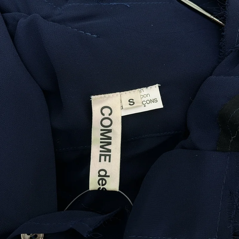 COMME des GARCONS / コムデギャルソン | 2013SS | ポリエステル アシンメトリー シアー フリル ボリューム ワンピース | S | レディース