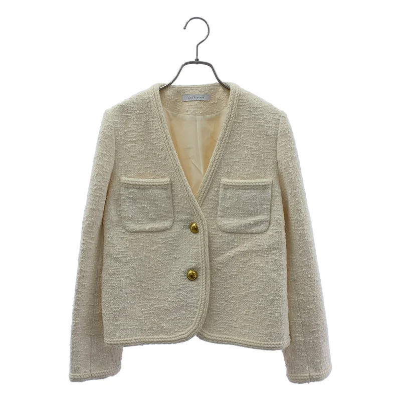 Col Pierrot / コルピエロ | Original Yarn Tweed Jacket | 36