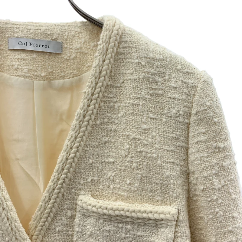 Col Pierrot / コルピエロ | Original Yarn Tweed Jacket | 36