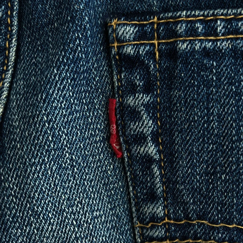 JUNYA WATANABE COMME des GARCONS denim / ジュンヤワタナベコムデギャルソンデニム | 2021AW | × VERSACE プリーツ切替 ダメージ加デニムパンツ | S | レディース