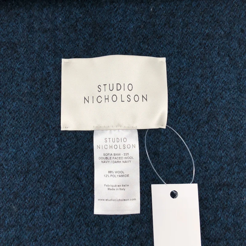 Studio Nicholson / スタジオニコルソン | ウール バイカラー マフラー |