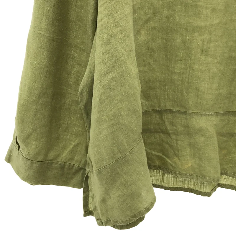 VINTAGE / ヴィンテージ古着 | FLAX by Jeanne Engelhart / リネン プルオーバー ブラウス | M | レディース