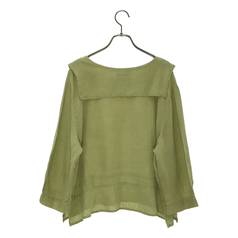 VINTAGE / ヴィンテージ古着 | FLAX by Jeanne Engelhart / リネン プルオーバー ブラウス | M | レディース