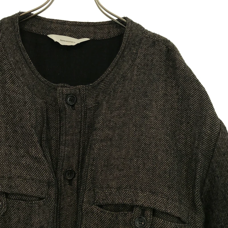 Sasquatchfabrix. / サスクワッチファブリックス | WOOL LINEN BUSH JACKET ウールリネンブッシュジャケット | XL | メンズ