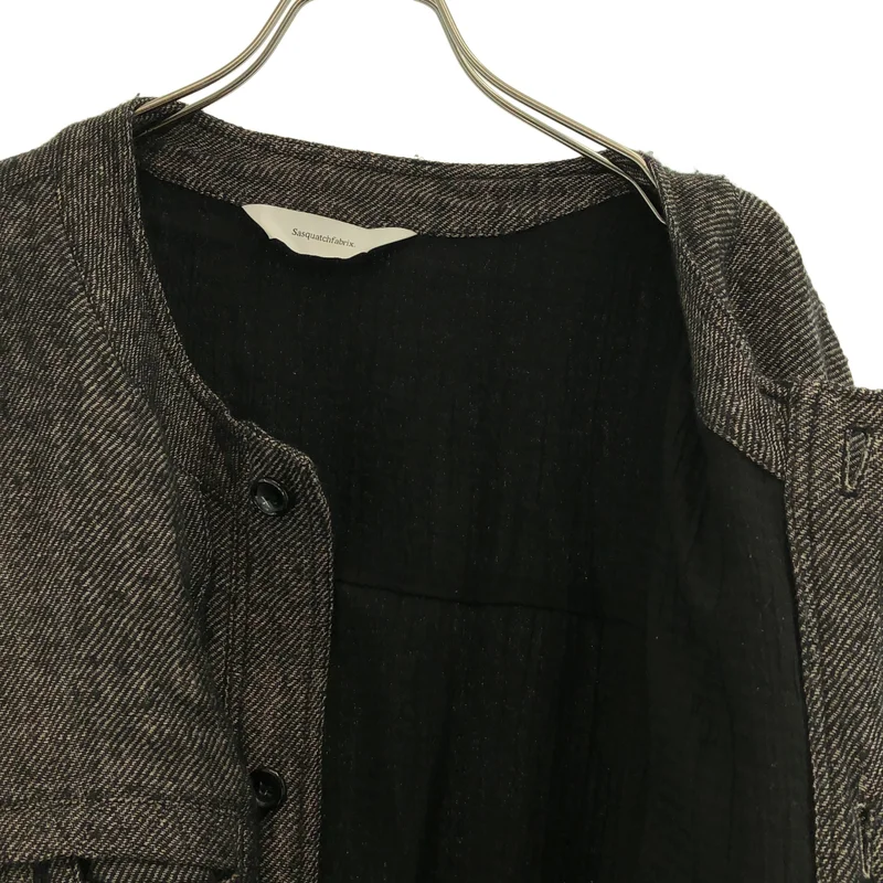 Sasquatchfabrix. / サスクワッチファブリックス | WOOL LINEN BUSH JACKET ウールリネンブッシュジャケット | XL | メンズ