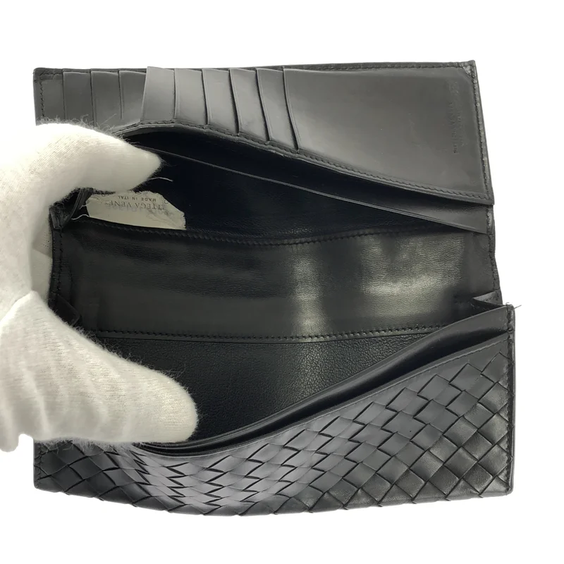 BOTTEGA VENETA / ボッテガヴェネタ | レザー イントレチャート ウォレット 財布 / ユニセックス |