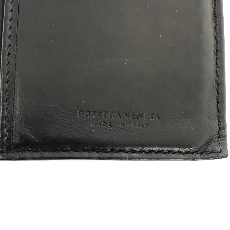 BOTTEGA VENETA / ボッテガヴェネタ | レザー イントレチャート ウォレット 財布 / ユニセックス |