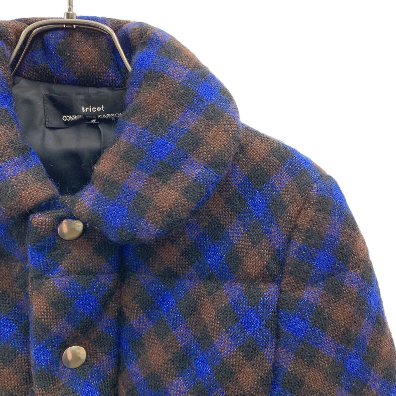 tricot COMME des GARCONS / トリココムデギャルソン | 2005AW | ウール モヘヤ 丸襟 中綿ジャケット | S | レディース