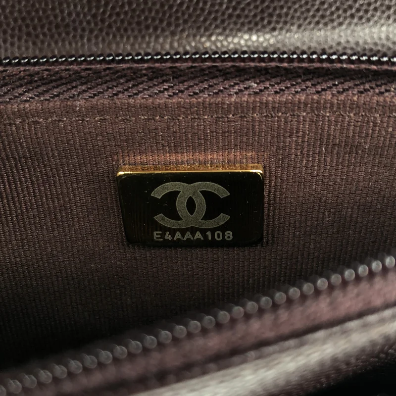 CHANEL / シャネル | マトラッセ ココマーク キャビアスキン チェーンウォレット バッグ AP0250 |