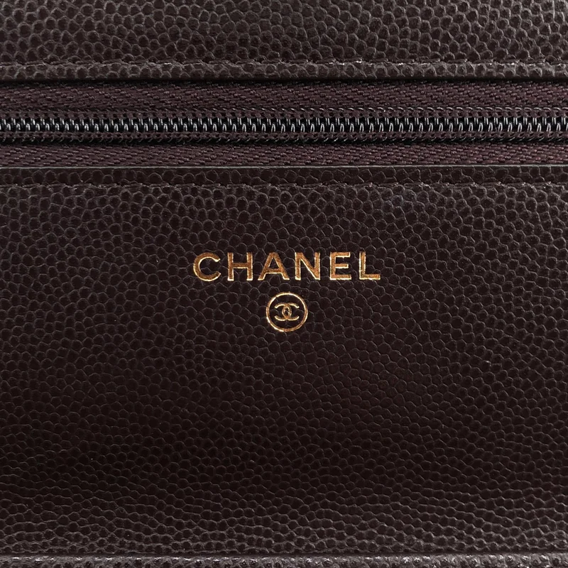 CHANEL / シャネル | マトラッセ ココマーク キャビアスキン チェーンウォレット バッグ AP0250 |