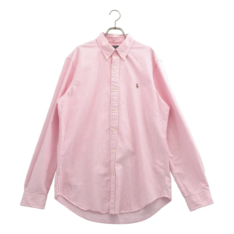 POLO RALPH LAUREN / ポロラルフローレン | コットン ストライプ シャツ | L | レディース