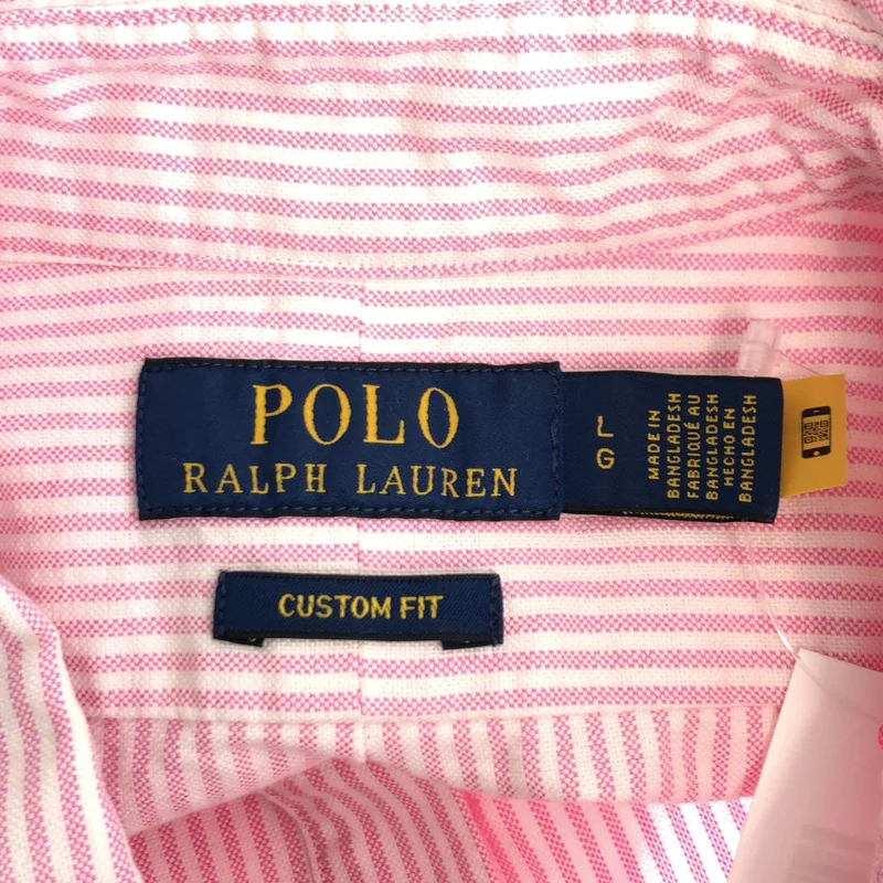 POLO RALPH LAUREN / ポロラルフローレン | コットン ストライプ シャツ | L | レディース