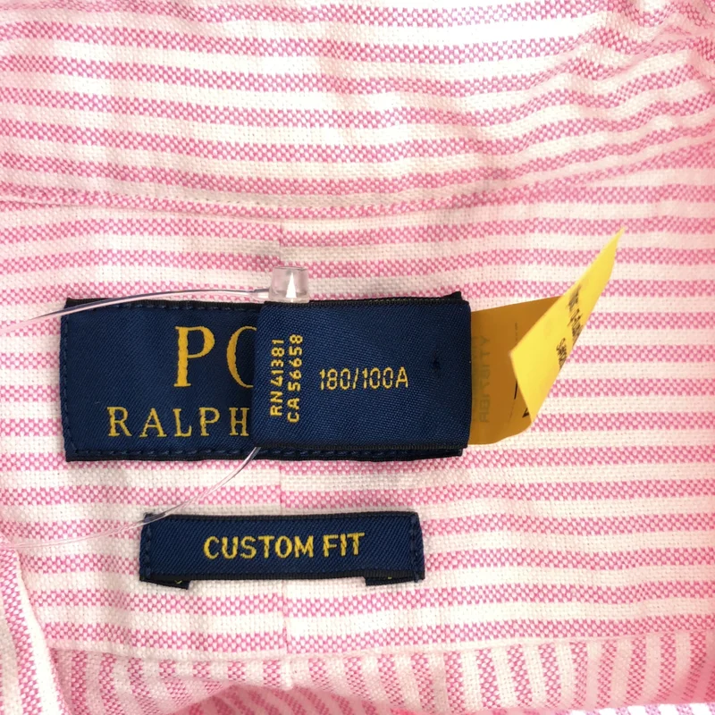 POLO RALPH LAUREN / ポロラルフローレン | コットン ストライプ シャツ | L | レディース