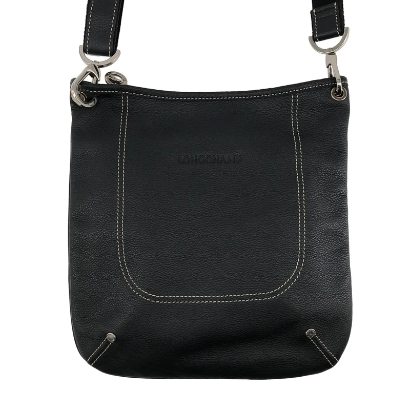 Longchamp / ロンシャン | レザー ステッチ ショルダーバッグ |
