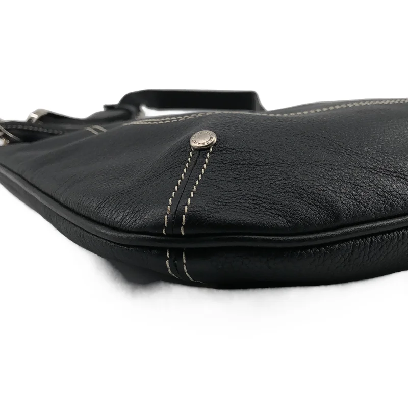 Longchamp / ロンシャン | レザー ステッチ ショルダーバッグ |