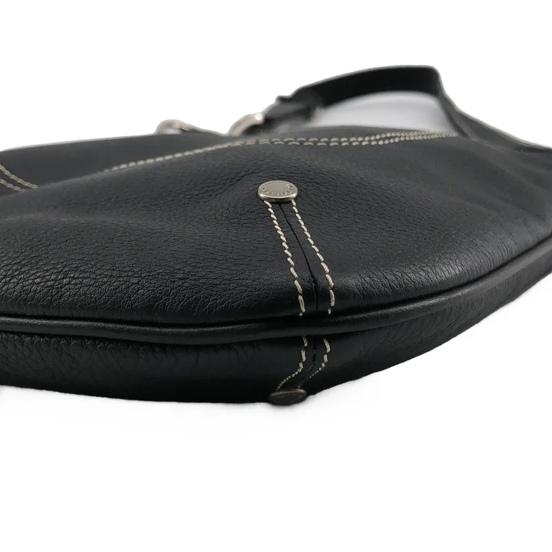 Longchamp / ロンシャン | レザー ステッチ ショルダーバッグ |
