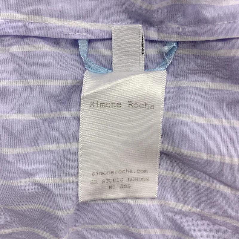 Simone Rocha / シモーネロシャ | コットン ストライプ 4アーム 変形シャツワンピース | 6 | レディース