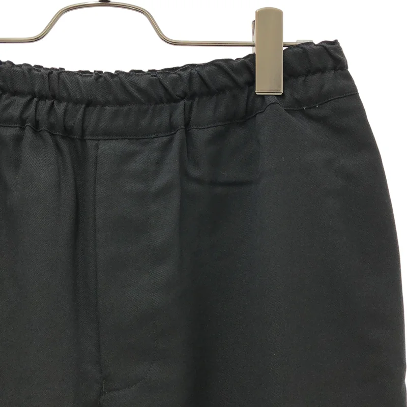 BLACK COMME des GARCONS / ブラックコムデギャルソン | 洗い加工 ウール イージーパンツ 1M-P008 | M | レディース