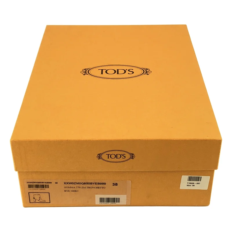 TOD'S / トッズ | スエードレザー サイドジップ ヒールブーツ | 38 | レディース