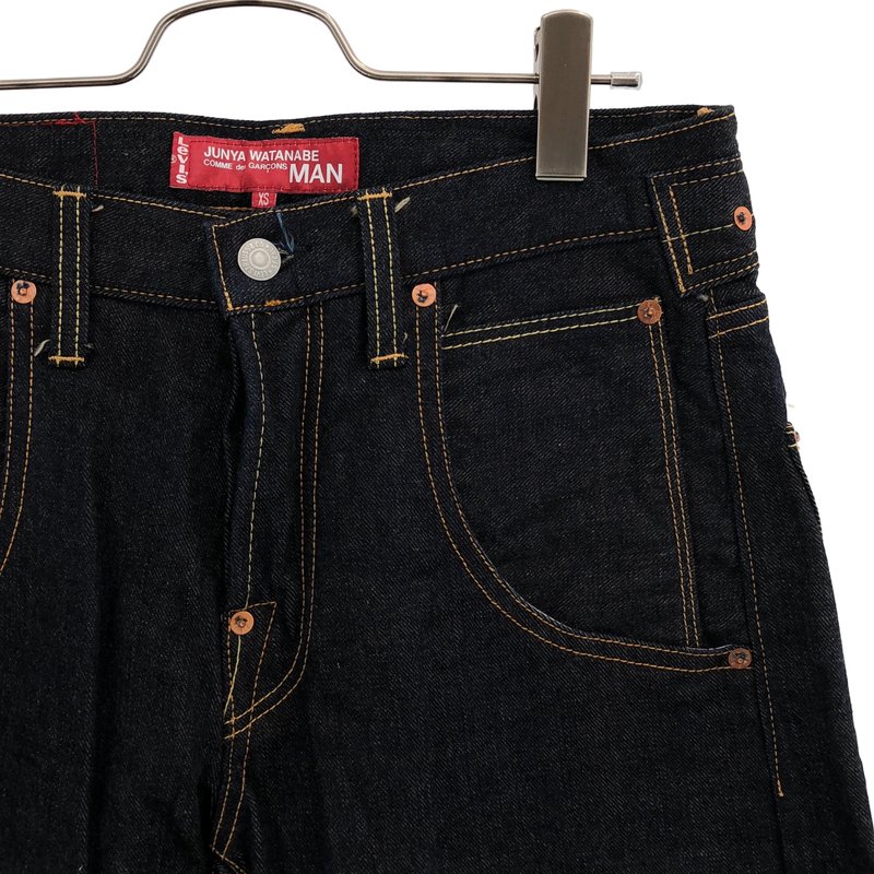 eye JUNYA WATANABE COMME des GARCONS MAN / アイジュンヤワタナベ マン | 2020AW | 綿セルヴィッチデニム Levi’s Wネーム パンツ WF-P903 | XS | メンズ