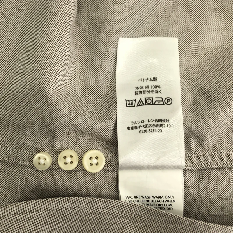 POLO RALPH LAUREN / ポロラルフローレン | ワンポイントポニー シャツ | S | メンズ