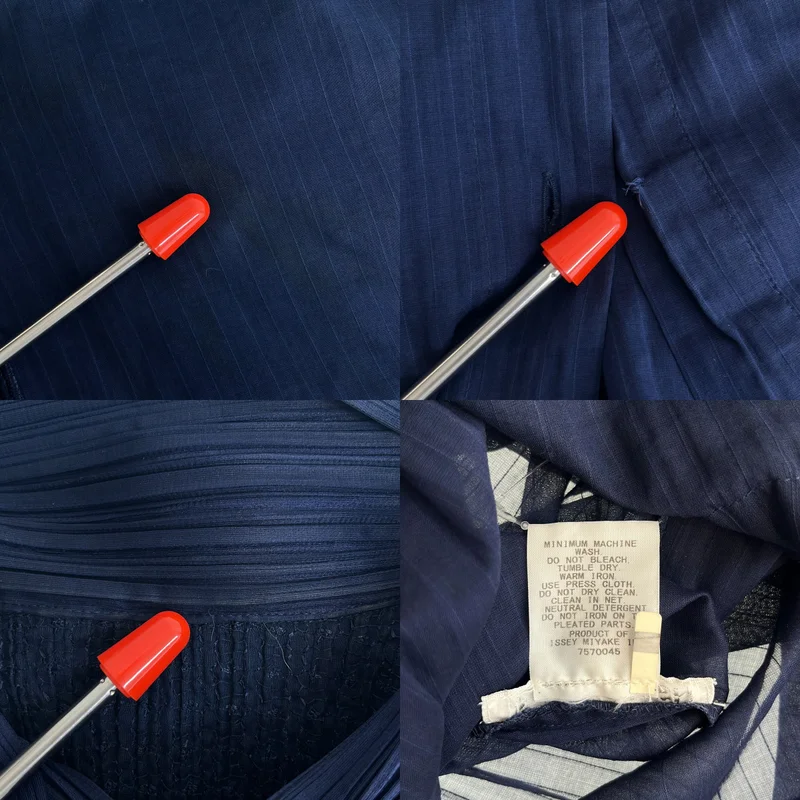 PLEATS PLEASE ISSEY MIYAKE / プリーツプリーズイッセイミヤケ | 異素材切替 ハイネック プリーツワンピース | 3 | レディース