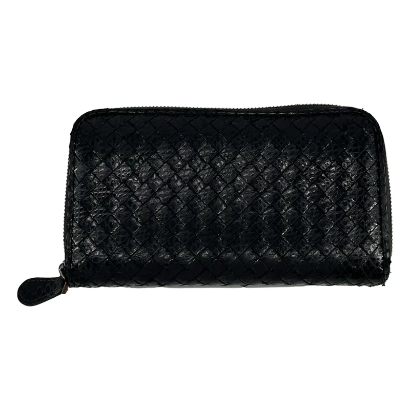 BOTTEGA VENETA / ボッテガヴェネタ | イントレチャートレザー パイソン ロングウォレット |