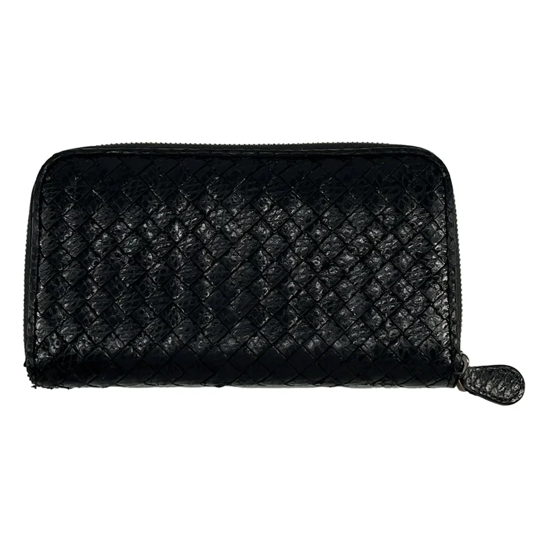 BOTTEGA VENETA / ボッテガヴェネタ | イントレチャートレザー パイソン ロングウォレット |