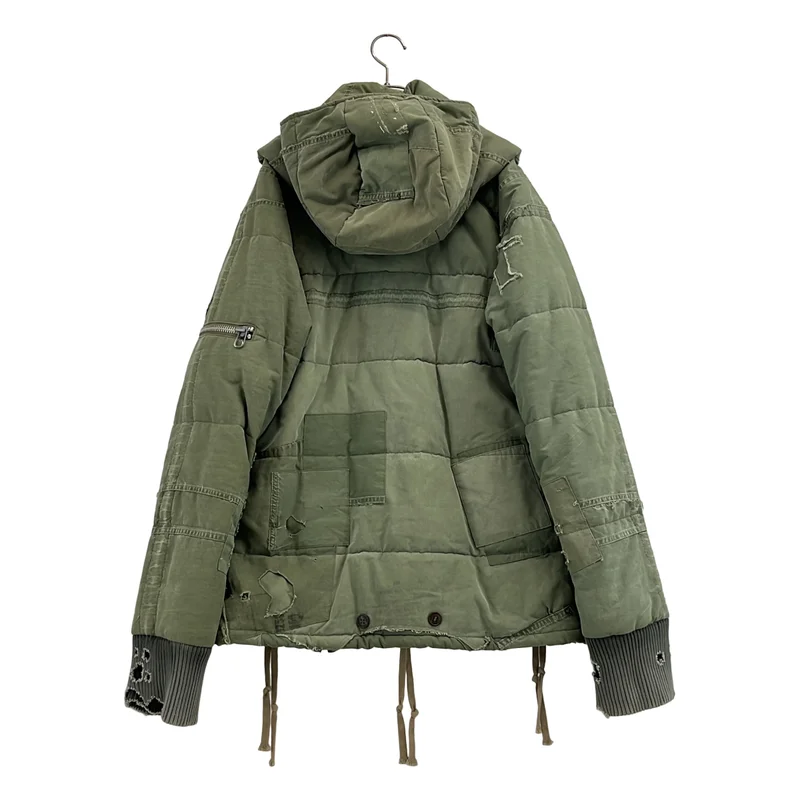 GREG LAUREN / グレッグローレン | デストロイ テント パフィージャケット | 3 | メンズ