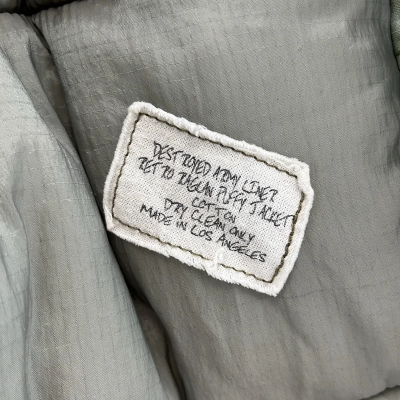 GREG LAUREN / グレッグローレン | デストロイ テント パフィージャケット | 3 | メンズ