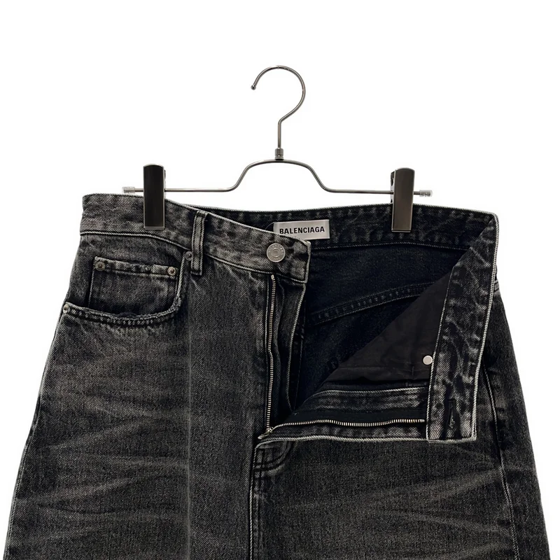 BALENCIAGA / バレンシアガ | 2022SS | DESTROYED BAGGY LOW CROTCH DENIM / デストロイ加工 バギーデニムパンツ | 24 | メンズ