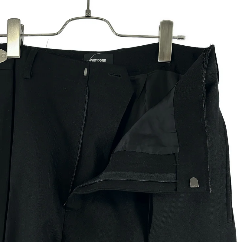 WE11DONE / ウェルダン | Pearl Chain Baggy Trouser カットオフ バーギーパンツ | S | メンズ
