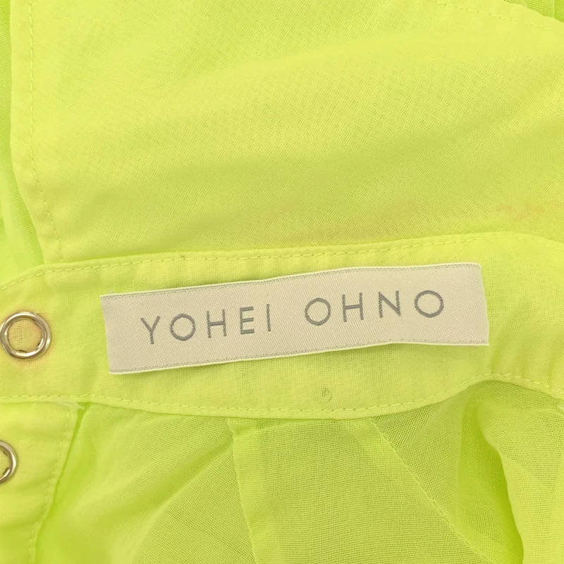 YOHEI OHNO / ヨウヘイ オオノ | コットン シアー ベルテッド シャツ | OS | レディース