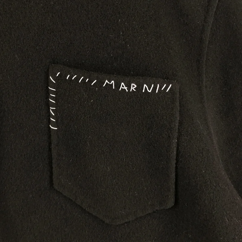 MARNI / マルニ | 2024AW | ウール ロゴステッチ フーデッド ジャケット | 38 | レディース