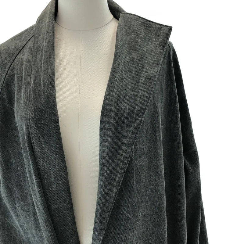 Y's / ワイズヨウジヤマモト | 2019SS | ダメージ加工 コットン アシメトリー デニムコート | 1 | レディース