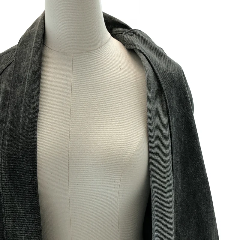 Y's / ワイズヨウジヤマモト | 2019SS | ダメージ加工 コットン アシメトリー デニムコート | 1 | レディース