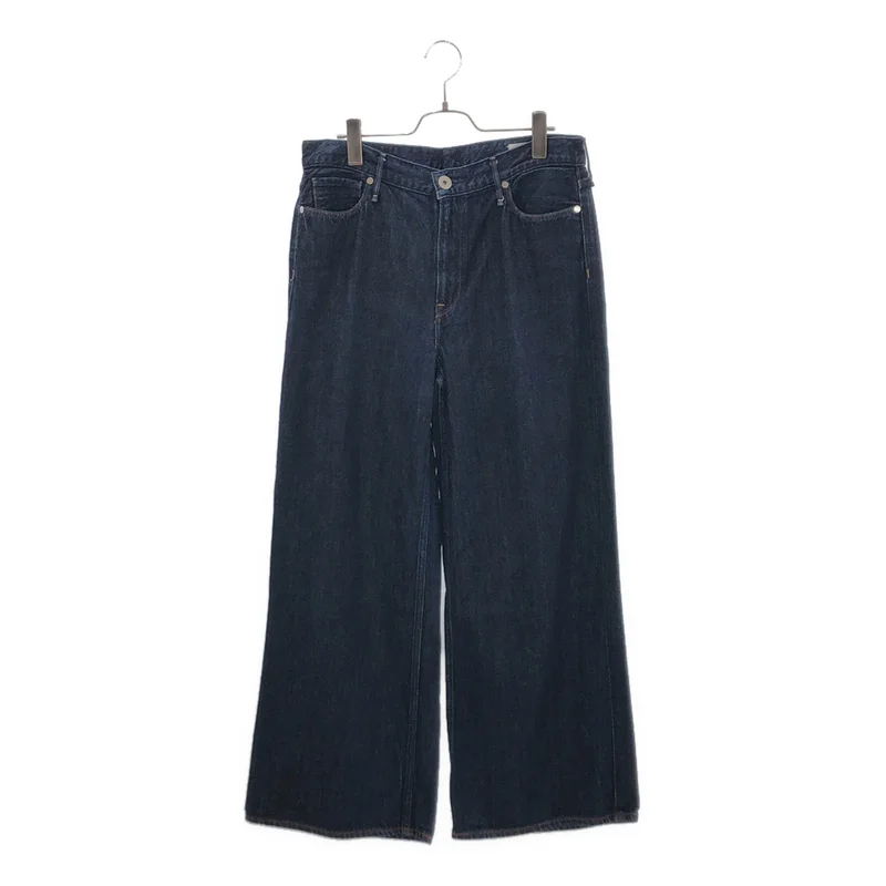 upper hights / アッパーハイツ | THE SISTER MID-RISE FEATHER RINSE ワイド デニムパンツ | W27 | レディース