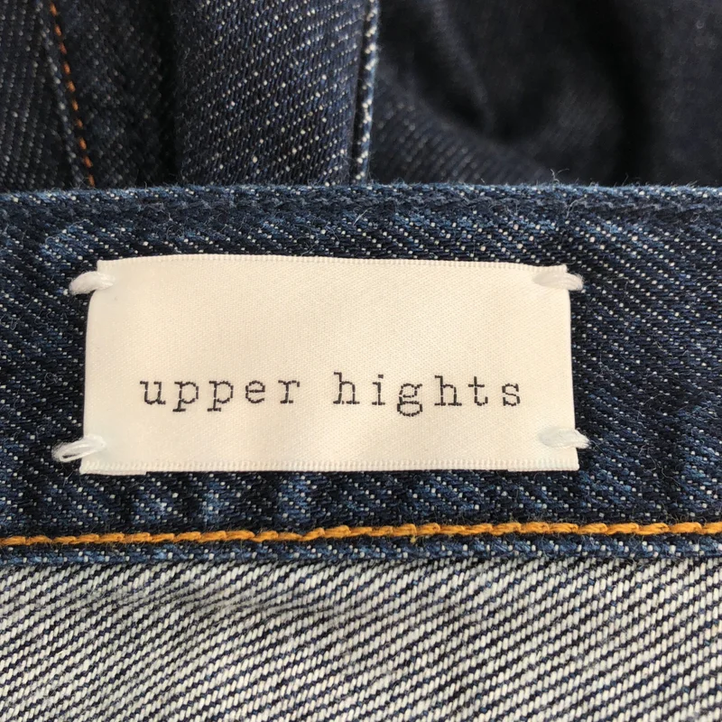 upper hights / アッパーハイツ | THE SISTER MID-RISE FEATHER RINSE ワイド デニムパンツ | W27 | レディース