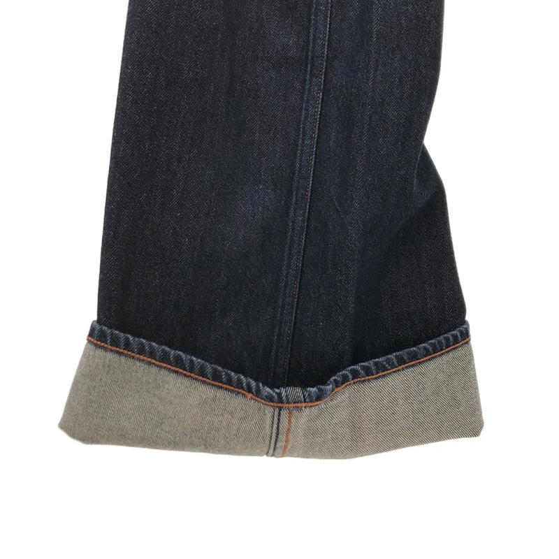 upper hights / アッパーハイツ | THE SISTER MID-RISE FEATHER RINSE ワイド デニムパンツ | W27 | レディース