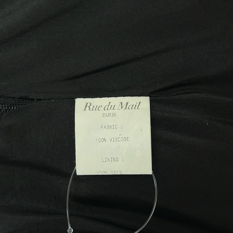 Rue du Mail / ルー・ド・メール | バックジップ ドレス ワンピース | 36 | レディース