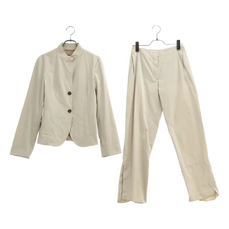 JIL SANDER / ジルサンダー | セットアップ / コットン スタンドカラージャケット / スラックス | 34 | レディース